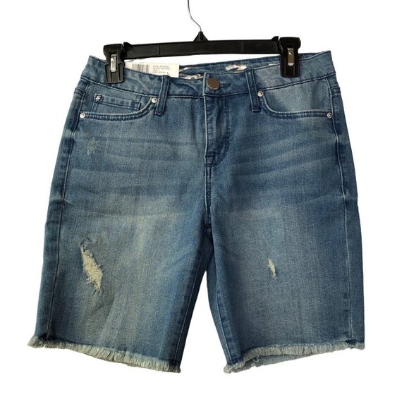 SEVEN7 SUNSET BERMUDA FREY HEMSHORTS SIZE 4 NWT - Picture 3 of 6